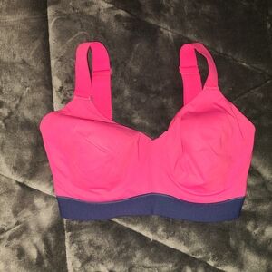 Natori Dynamic Pink and Blue Women's Sport Bra 32G